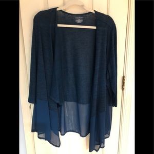 Lane Bryant open cardigan